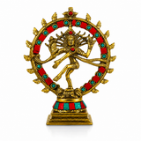 Nataraja Bronce con Piedras 17 cm