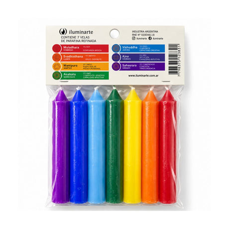 Pack Velas 7 Chakras