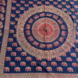 Cubrecama 2 Plazas Azul Elefante Real