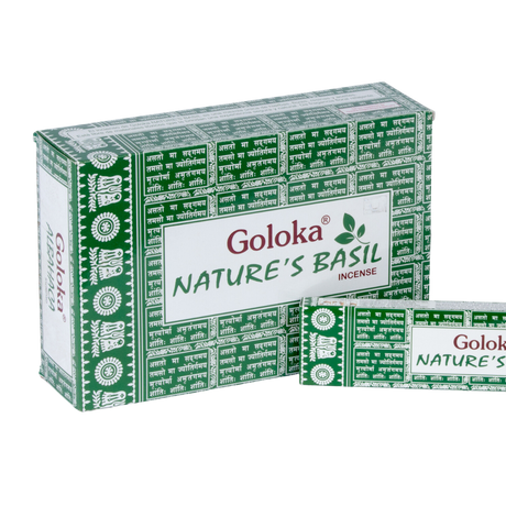 Incienso Natural Nature's Basil - Goloka