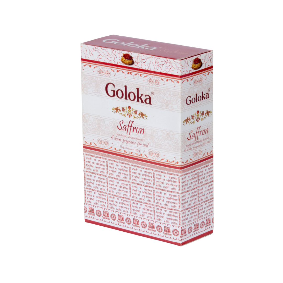 Incienso Natural Premium Saffron - Goloka