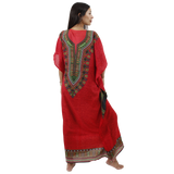 Vestido Kaftan Elina Rojo