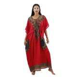 Vestido Kaftan Elina Rojo