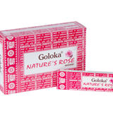 Incienso Natural Nature's Rose - Goloka