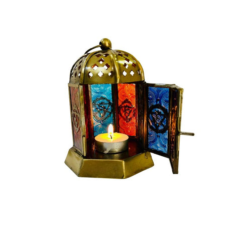 Farol Encantado - Porta Vela OM 7 Chakras Chico