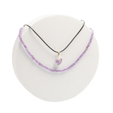 Collar Piedra Amatista 4mm