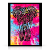 Tapiz Mural Elefante Multicolor