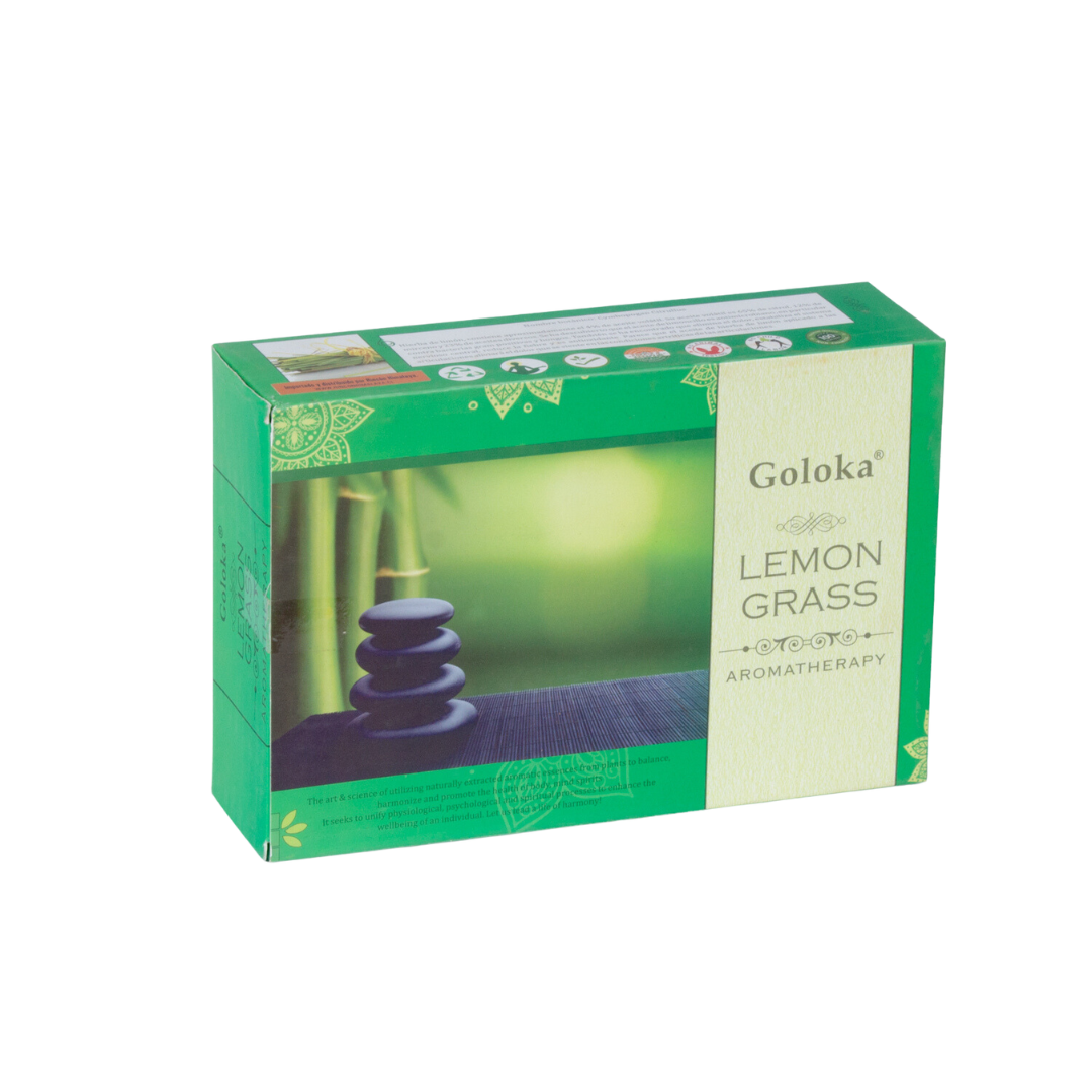 Incienso Natural Lemongrass Aromaterapia - Goloka