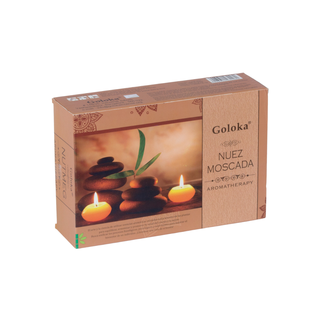 Incienso Natural Nuez Moscada Aromaterapia - Goloka