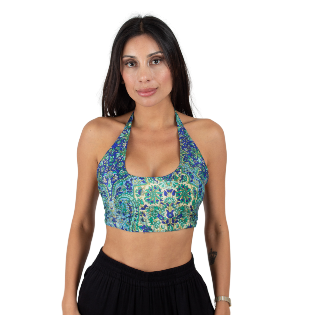 Top Trisha Azul con Turquesa