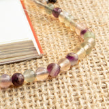 Pulsera Ajustable Fluorita 4mm