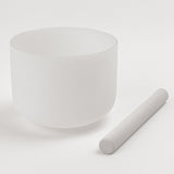 Cuenco Tibetano Cuarzo 8 Pulgadas Nota DO