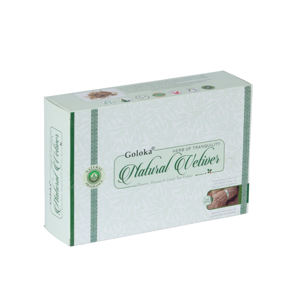 Incienso Natural Popular Vetiver - Goloka