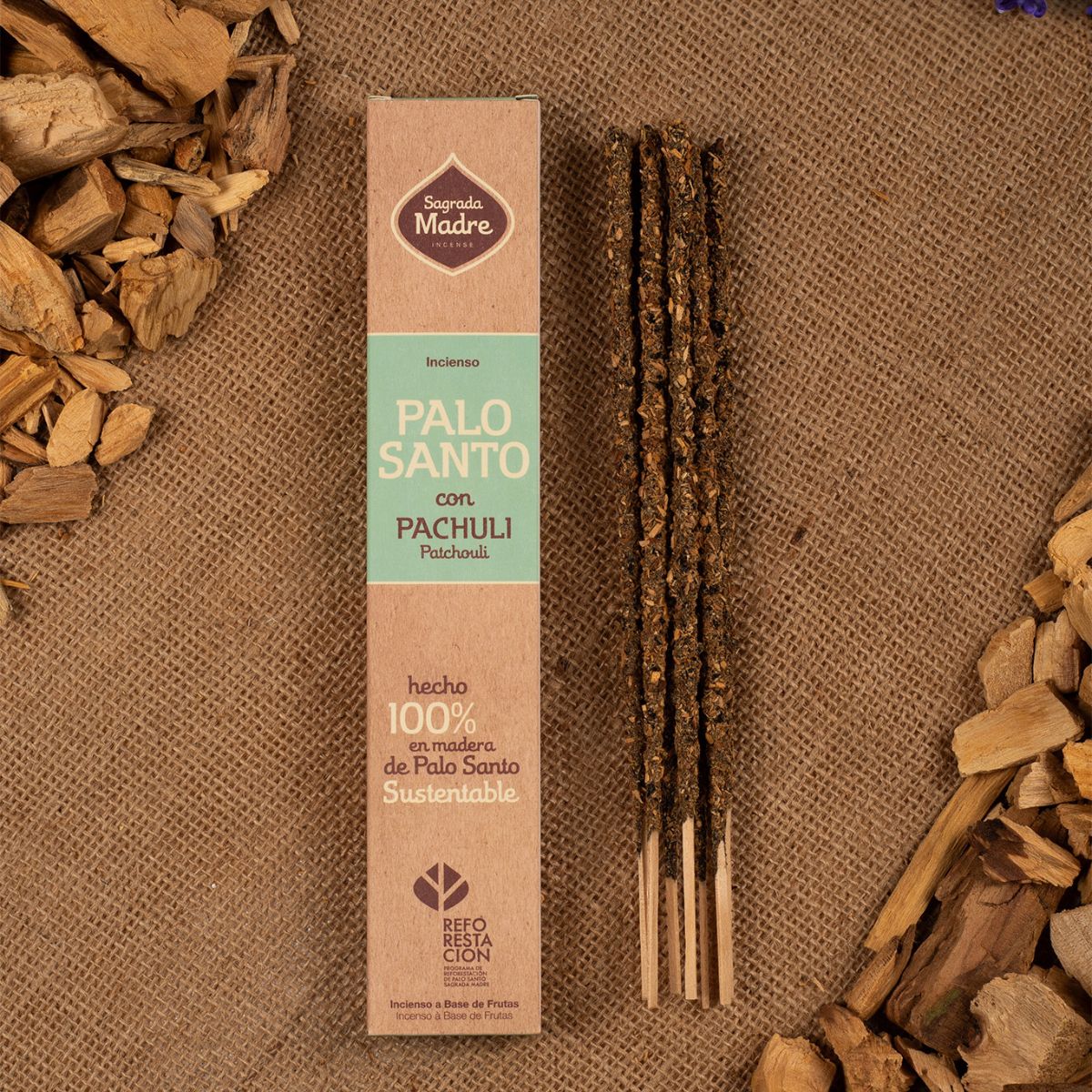 Sahumerio Palo Santo con Pachoulí