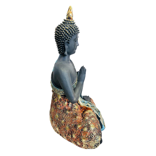 Buda Siddharta Black Shiny Anjali