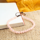 Pulsera Ajustable Cuarzo Rosa 4mm