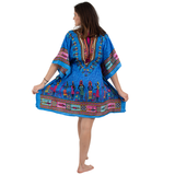 Blusa/Vestido Kaftan Naya Azul