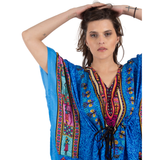 Blusa/Vestido Kaftan Naya Azul