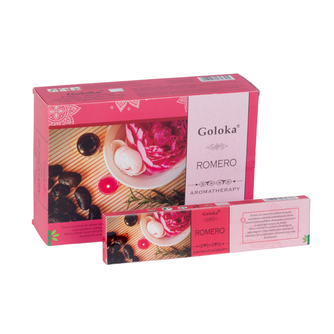 Incienso Natural Romero Aromaterapia - Goloka