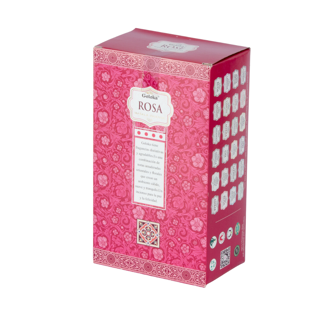 Incienso Natural Rosa Fit - Goloka