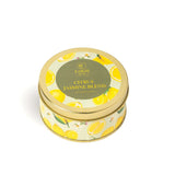 Vela Metal Mezcla Jazmín Cítrico