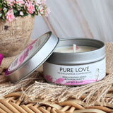 Vela Crystal Energy Amor Puro