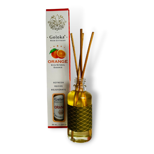 Difusor Aromatico de Varilla Naranja - Goloka