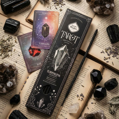 Sahumerio Tarot Gemas Turmalina Mirra-Jazmin