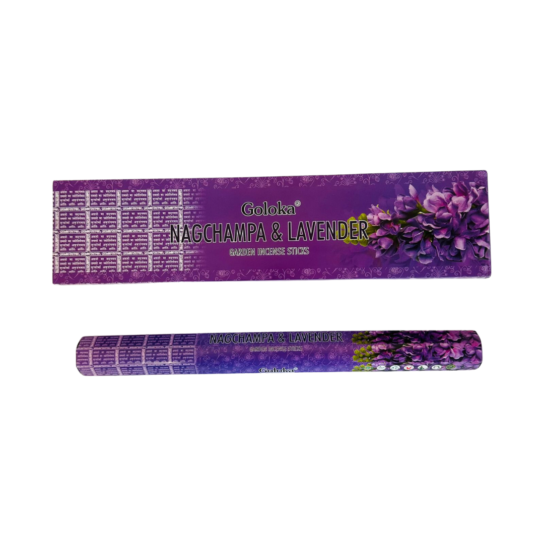 Incienso Nag Champa y Lavanda Jardin - Goloka