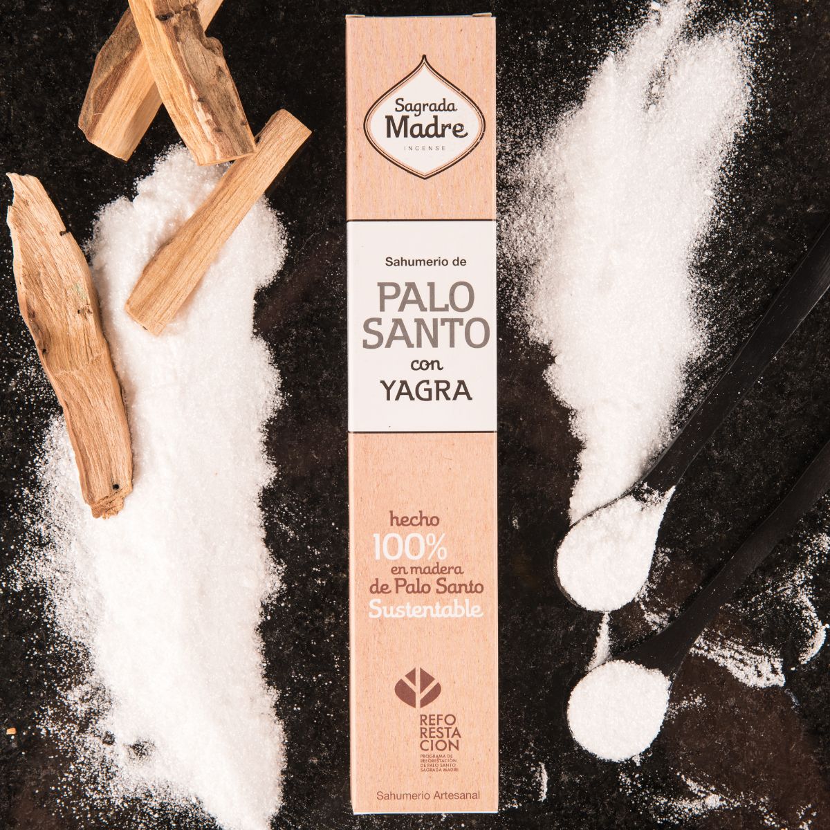 Sahumerio Palo Santo con Yagra