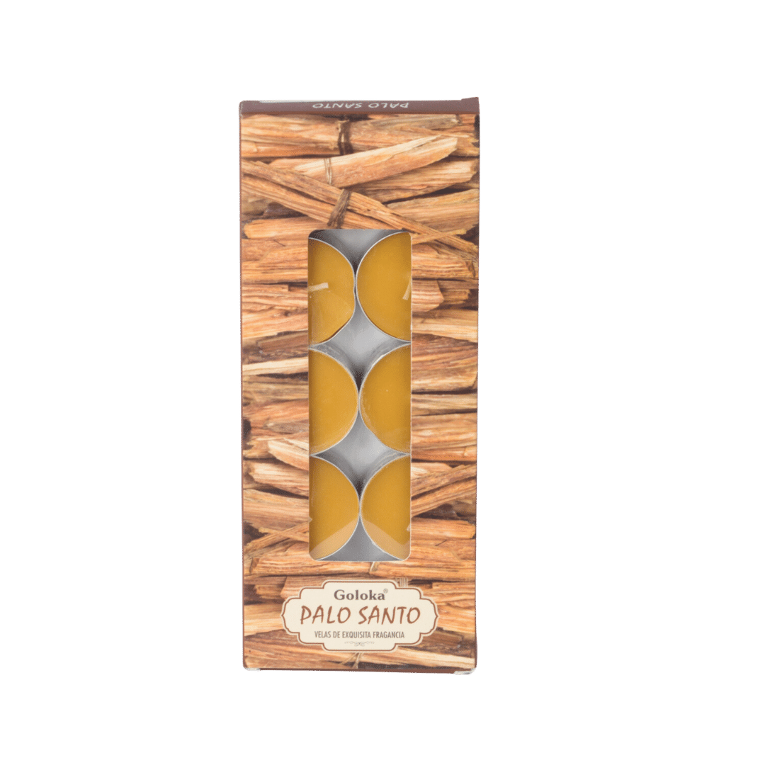 Vela Aromática Palo Santo Tealight - Goloka