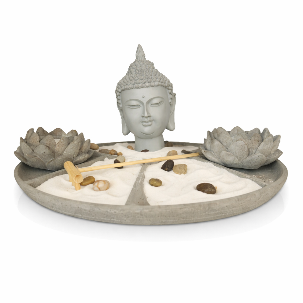Jardin Zen Budda Head