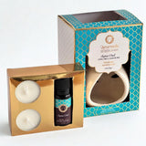 Kit Difusor de Cerámica Ayurveda Aguamarina