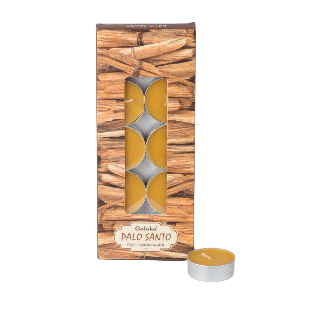 Vela Aromática Palo Santo Tealight - Goloka