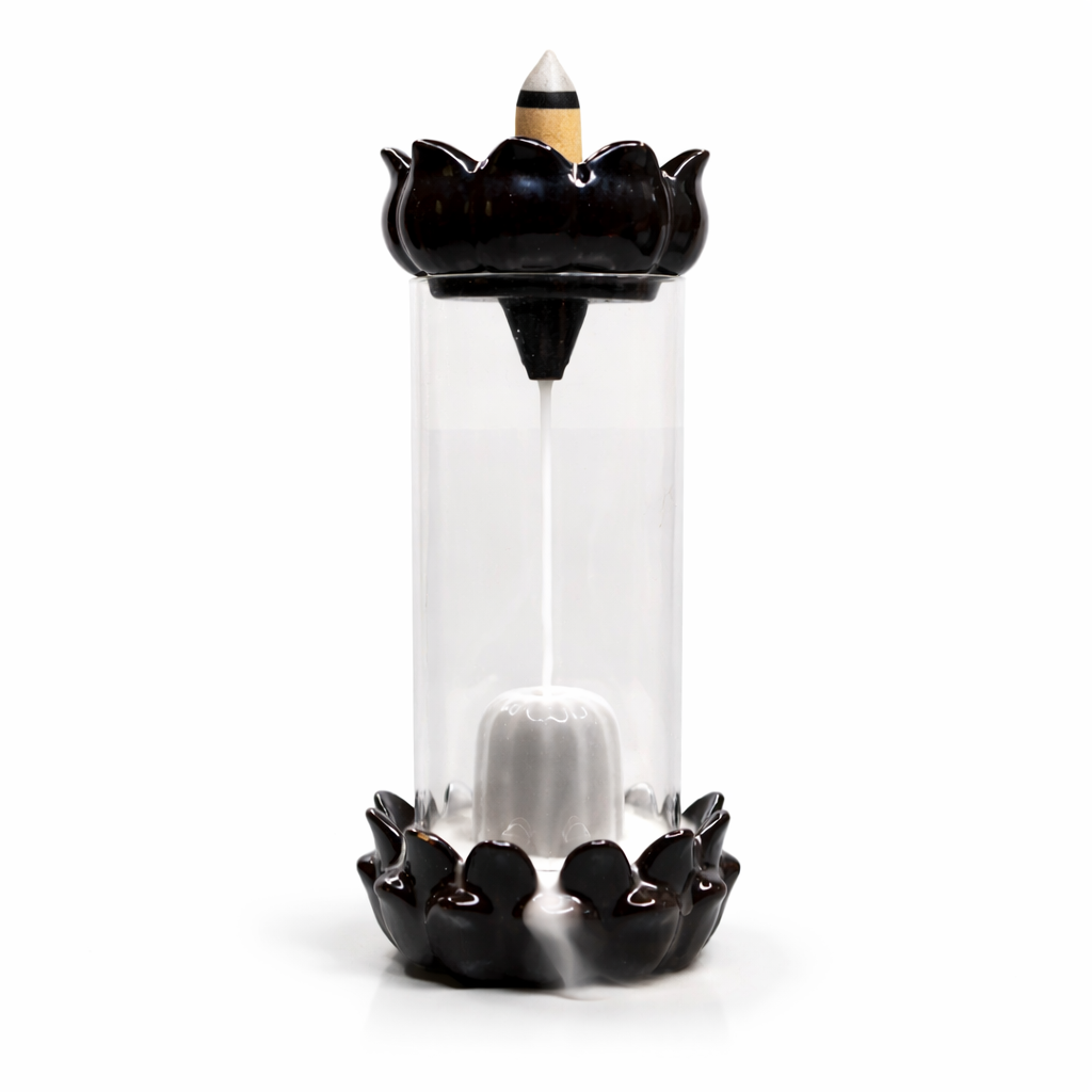 Porta Incienso Cascada Glass Shivling