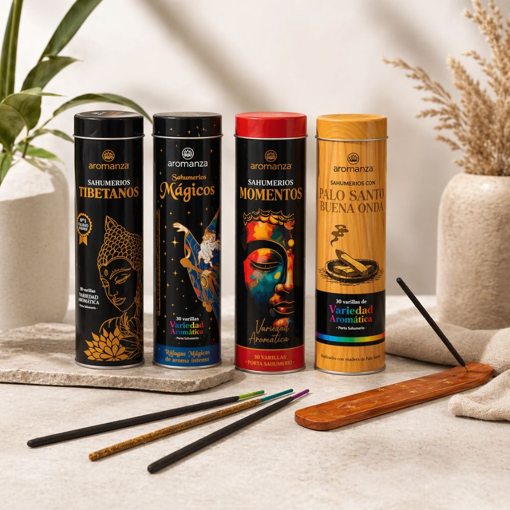 Estuche Lata Inciensos Tibetanos