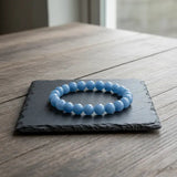 Pulsera Aguamarina 8mm