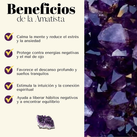 Pulsera Ajustable Amatista 4mm