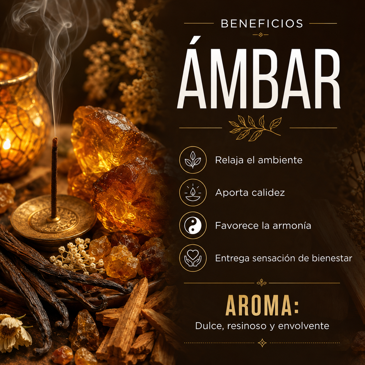 Incienso Masala Ámbar