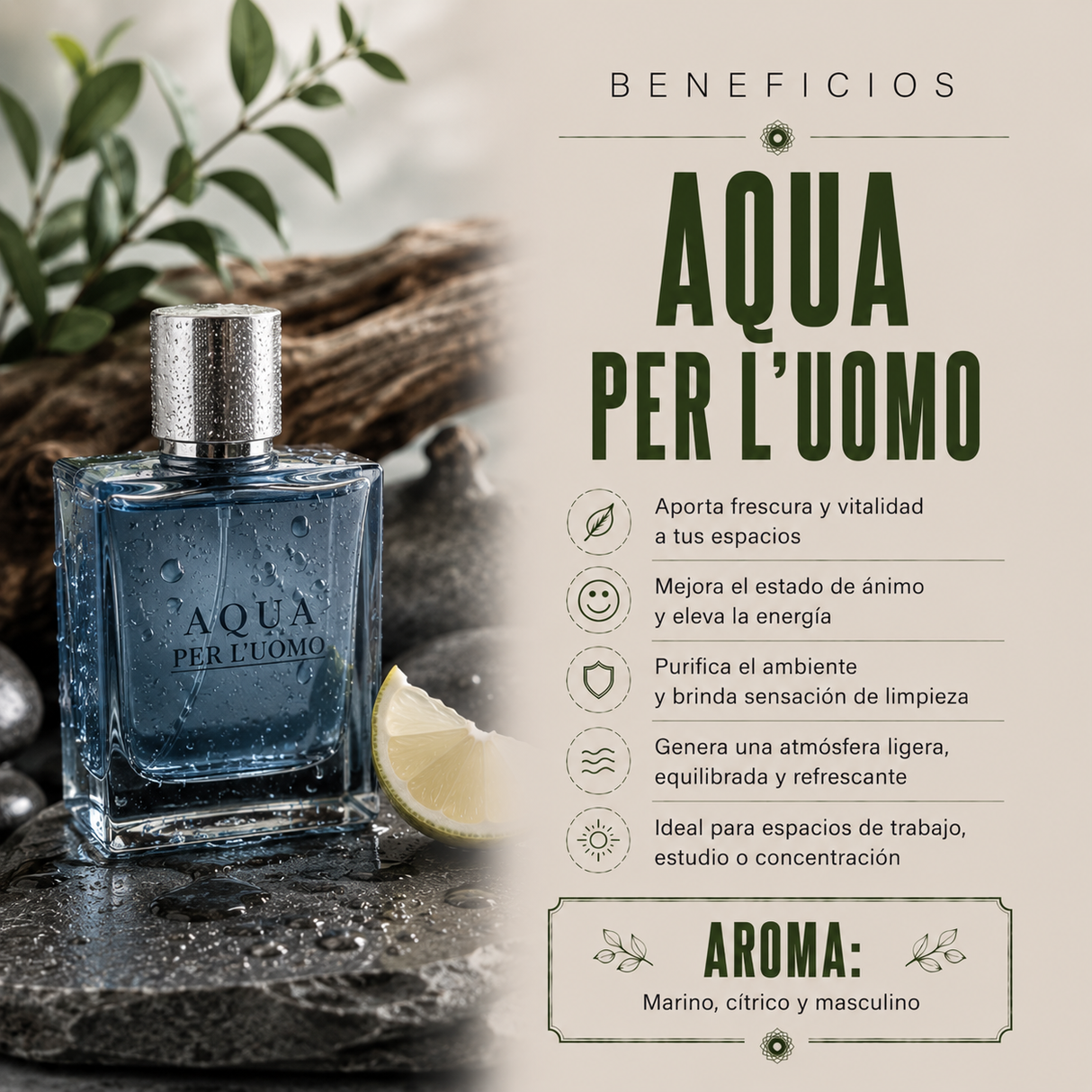 Aceite Esencial Aqua Per L'Uomo