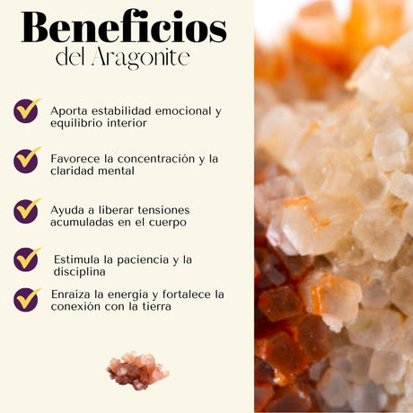 Pulsera Ajustable Aragonite 4mm