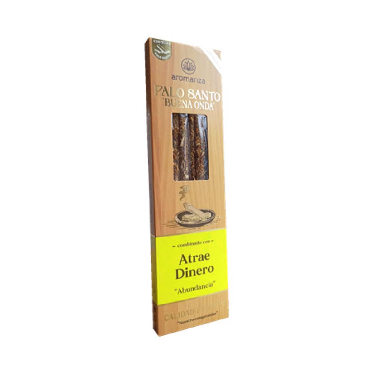 Palo Santo Buena Onda Atrae Dinero - Aromanza