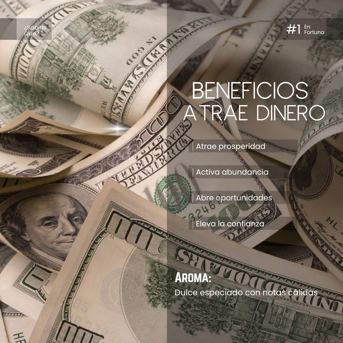 Aceite Aromático Atrae Dinero