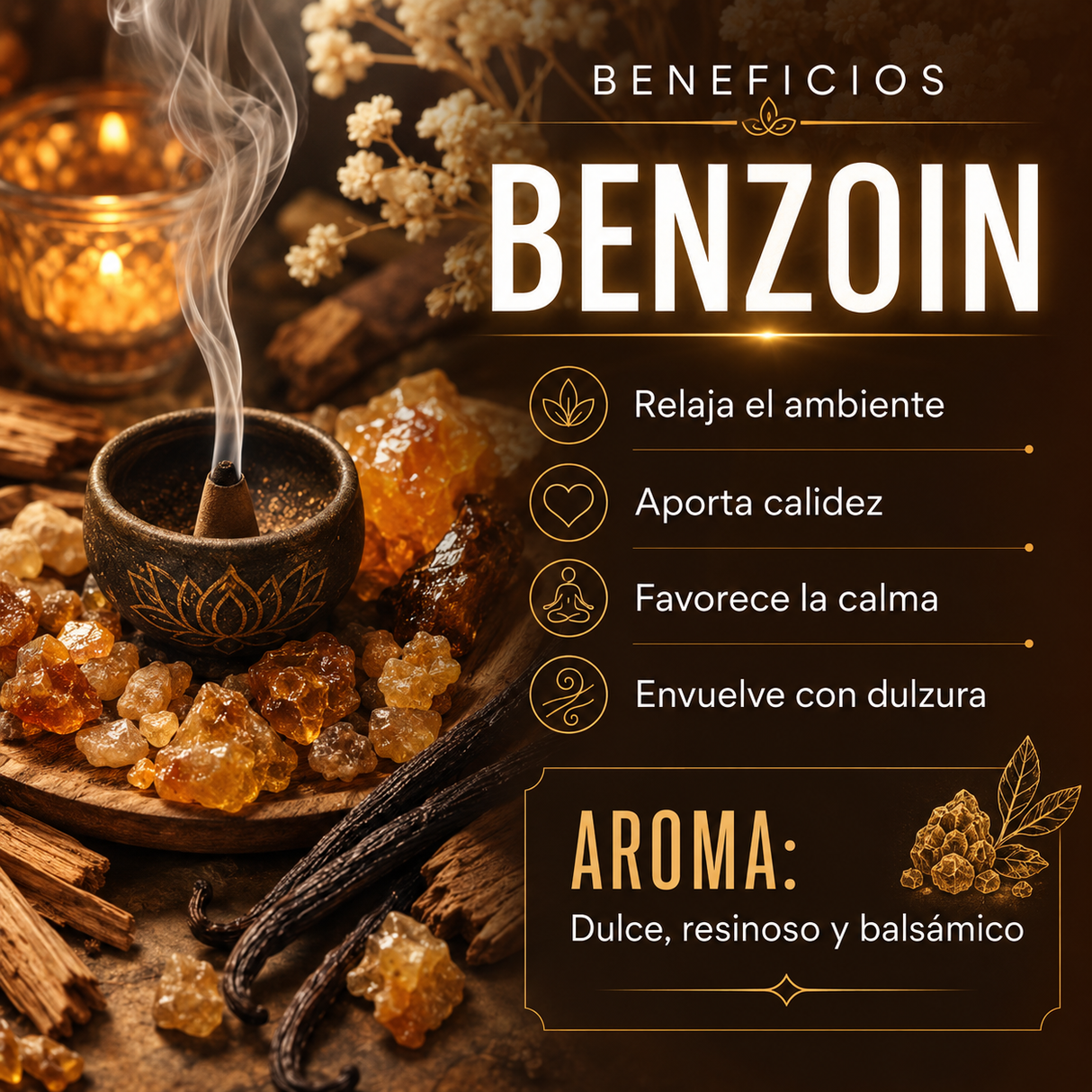 Resina Benzoin 1 Kg