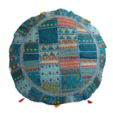 Cojin Celeste Indio Redondo Talla XL