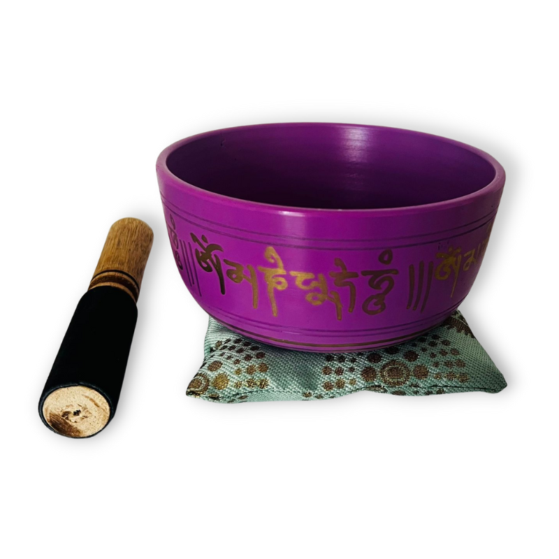 Box Cuenco Tibetano 14 cm - Morado