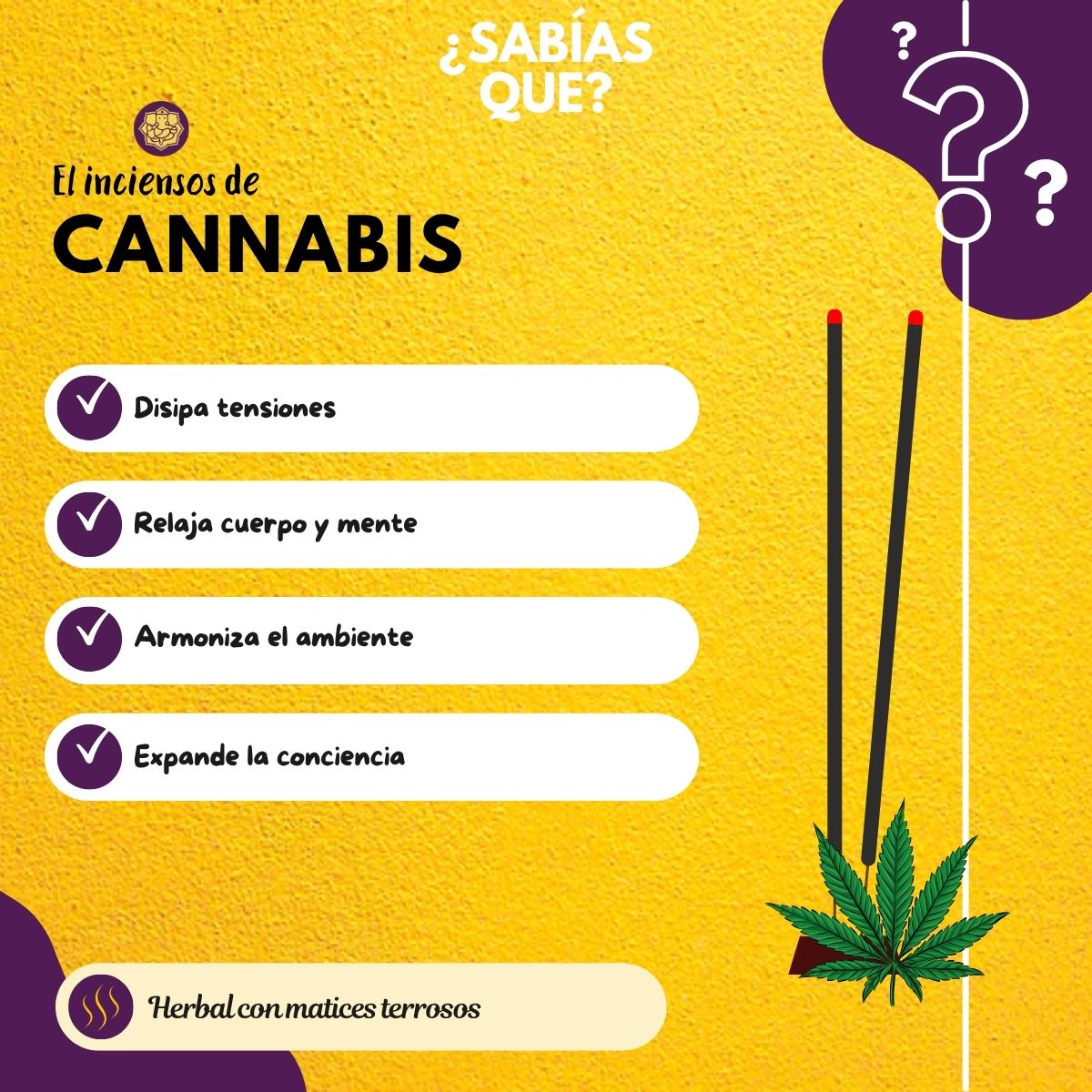 Incienso Canabis