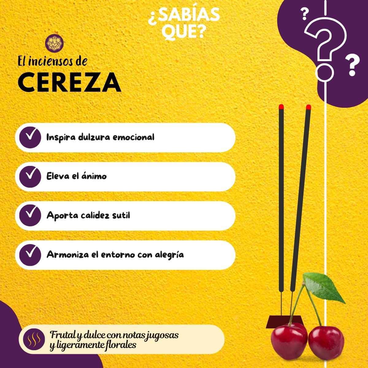 Incienso Masala Cereza