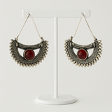 Aros Plateados Isis Granate
