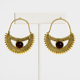Aros Dorados Isis Granate